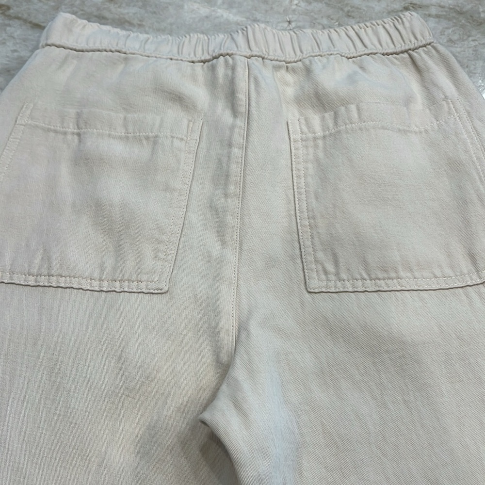 ZARA High Rise Slouchy Tapered Pants – Ivory, Size Small‎ - Picture 10 of 14